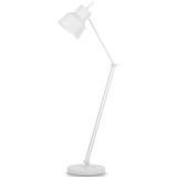 FLOOR LAMP OFFICE WHITE IRON - FLOOR LAMPS